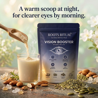 Roots Ritual Vision Booster | Natural Eye Wellness Drink Mix | 120g