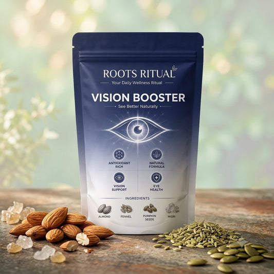 Roots Ritual Vision Booster | Natural Eye Wellness Drink Mix | 120g
