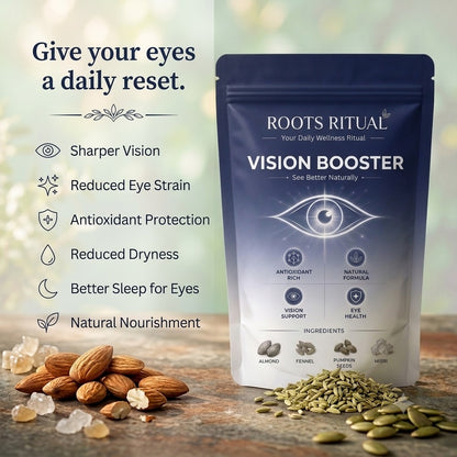 Roots Ritual Vision Booster | Natural Eye Wellness Drink Mix | 120g